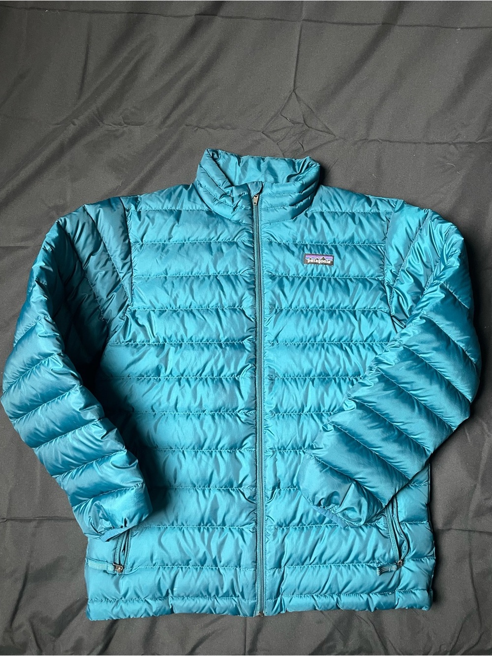 Patagonia Teal Blue Women's Packable Down Puffer Jacket